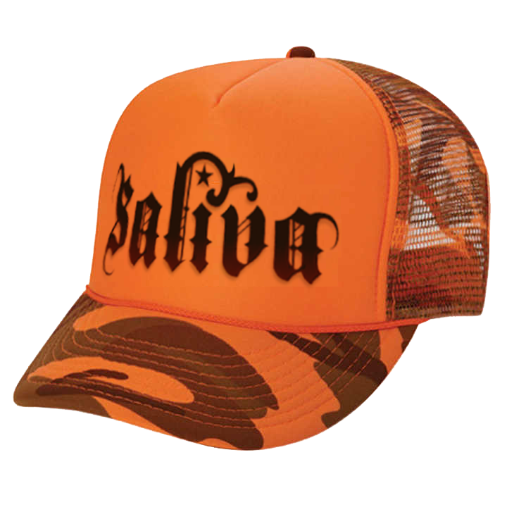 Saliva Camo Logo Sanpback Hat