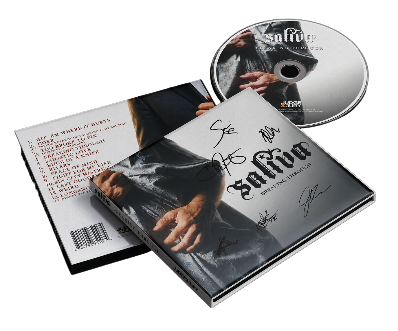 PRE-SALE! Breaking Through CD - SIGNED – Saliva