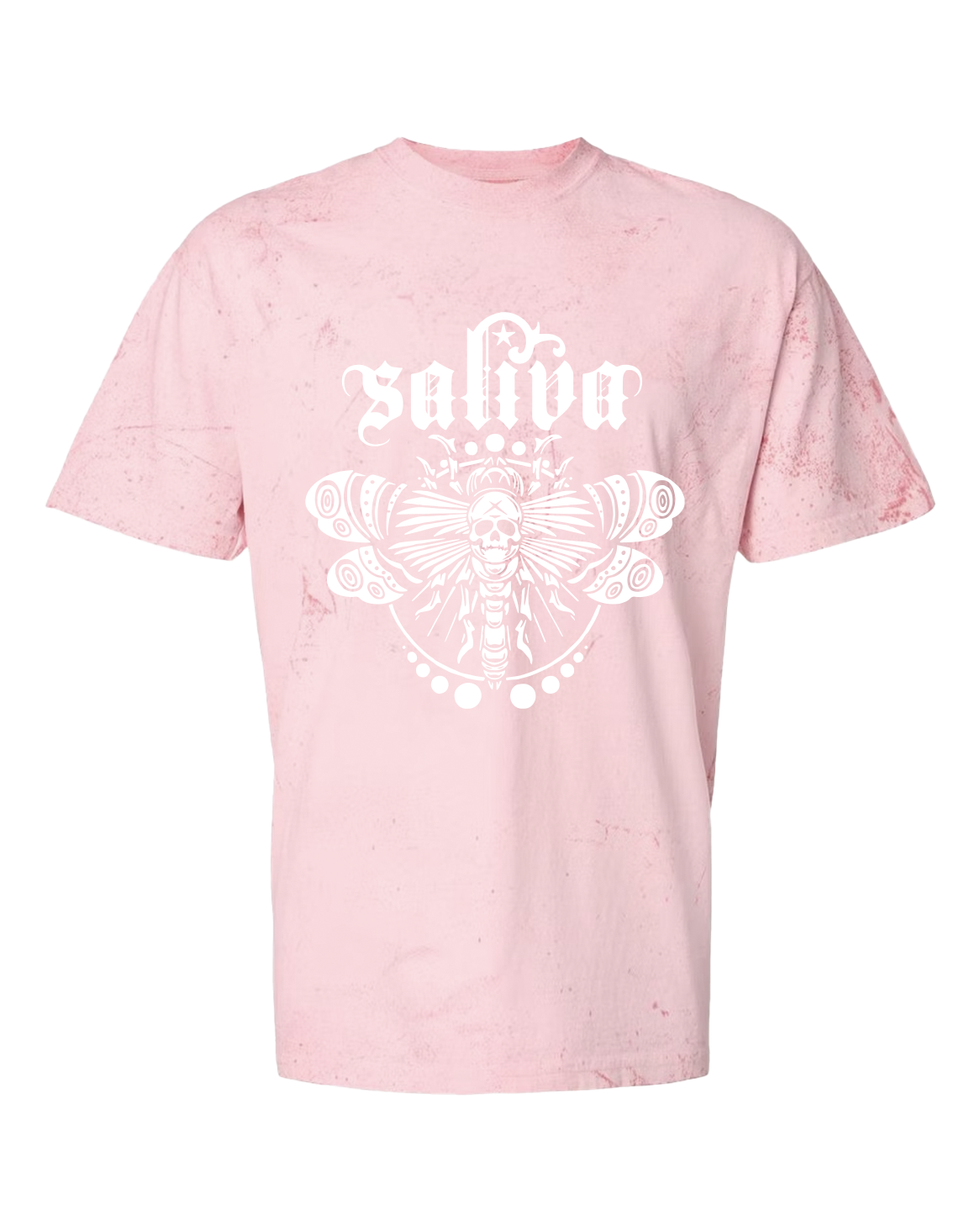 Tie-Dye Moth T-Shirt- Pink