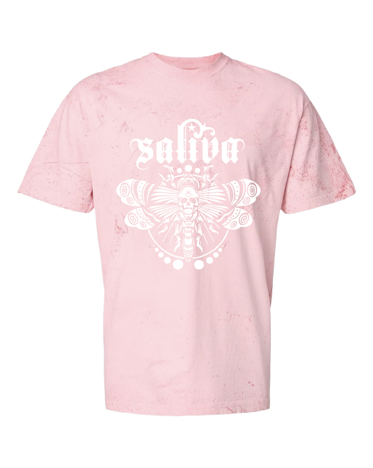 Tie-Dye Moth T-Shirt- Pink