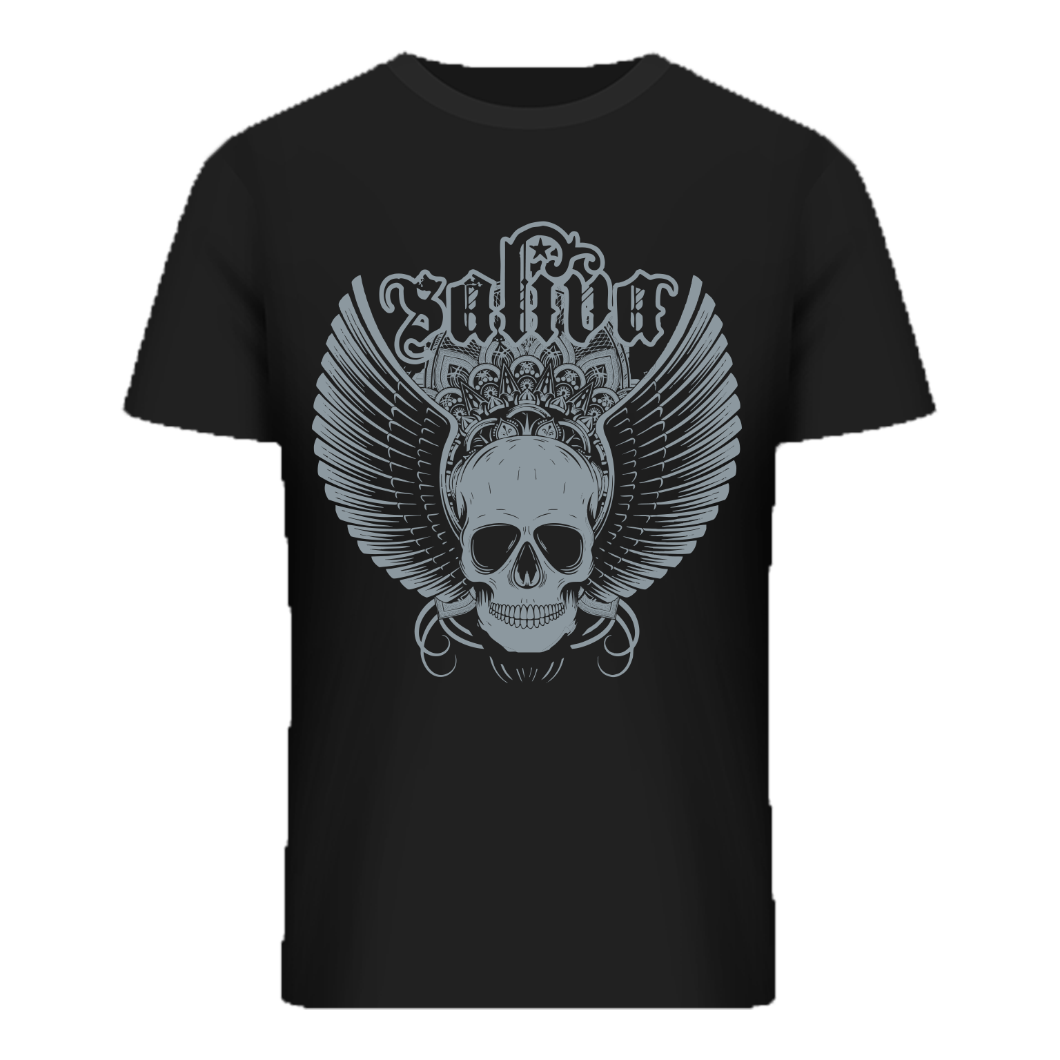 Saliva – Winged Skull Tee