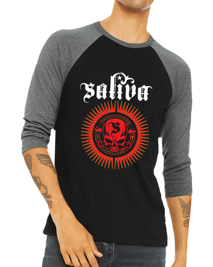 Tribal Sun Baseball T-Shirt