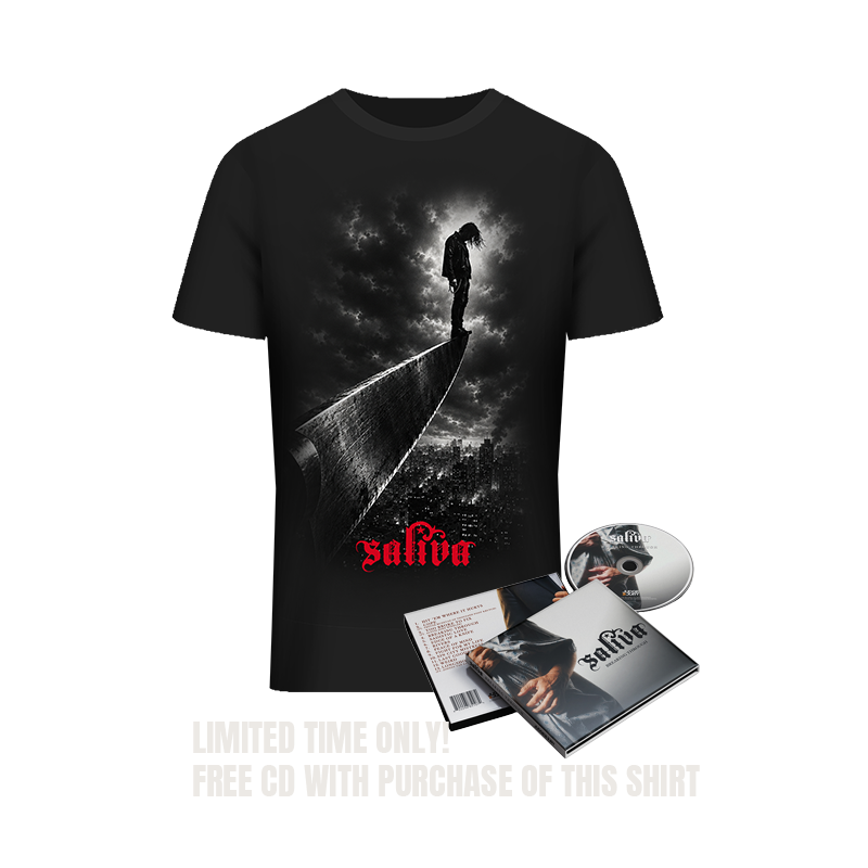 "Edge of a Knife" Premium Tee - FREE CD WITH EVERY ORDER!