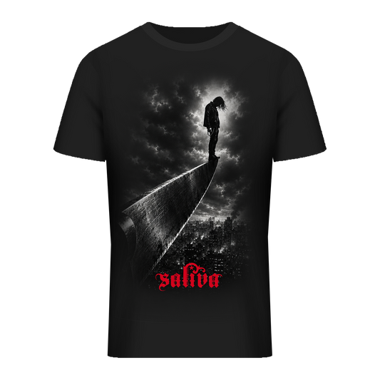 Saliva -Edge Of A Knife - Premium Tee