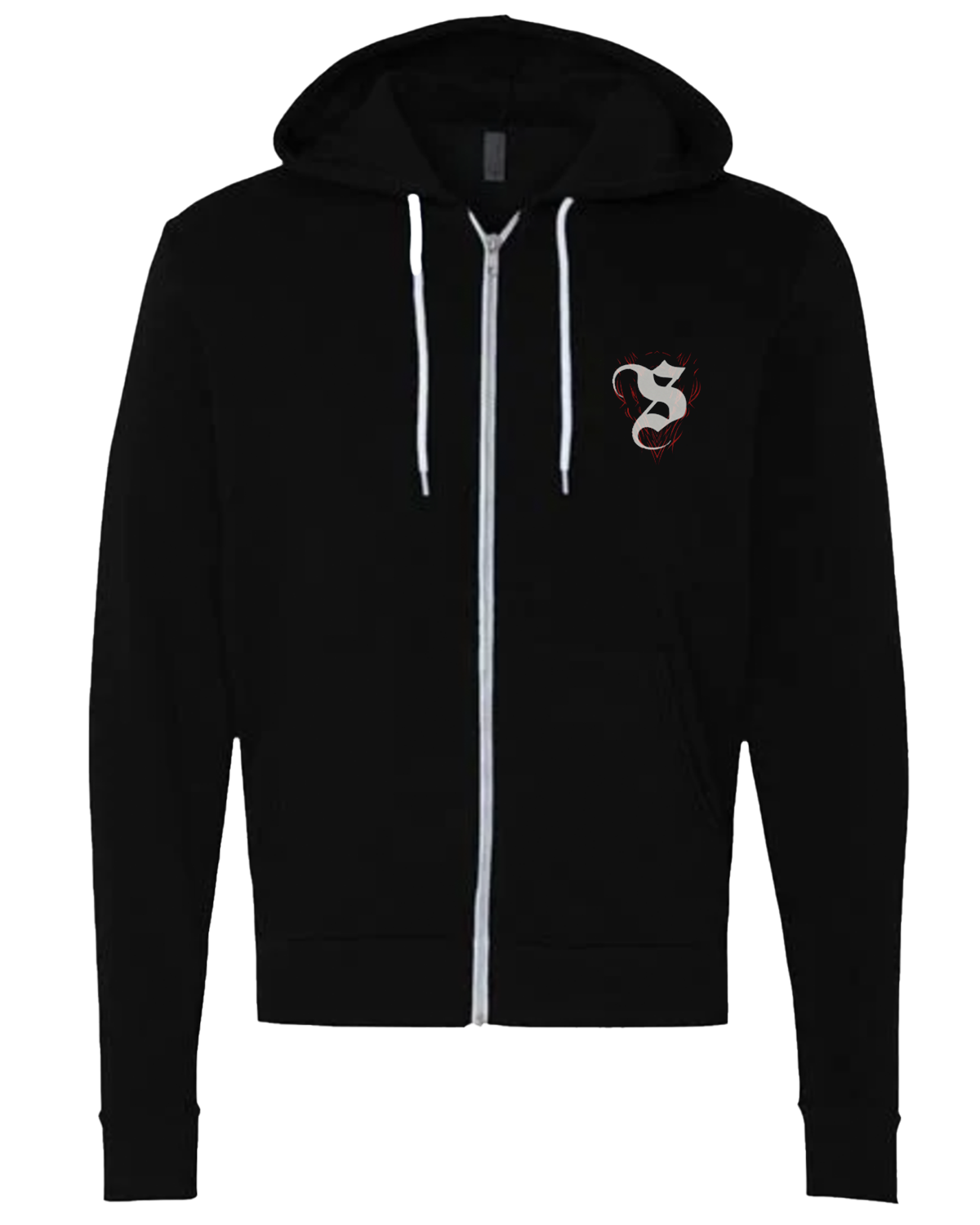 Saliva Skull Zip Hoodie