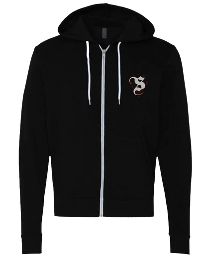 Saliva Skull Zip Hoodie