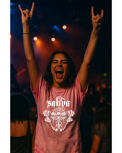Tie-Dye Moth T-Shirt- Pink