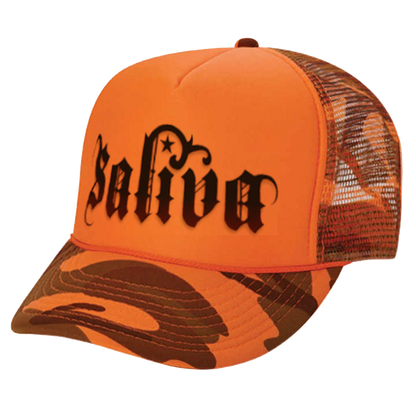 Saliva Camo Logo Sanpback Hat