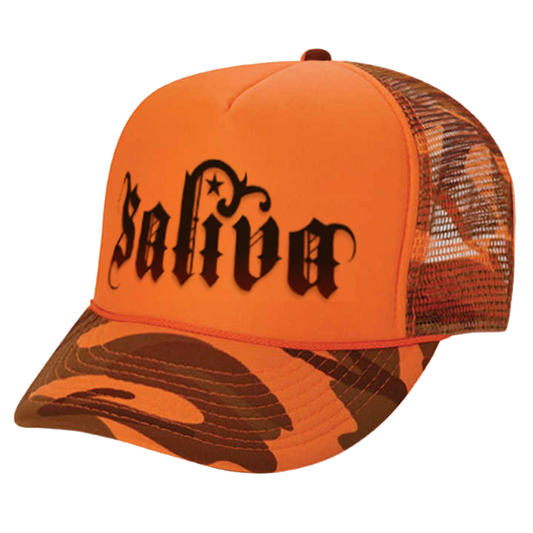 SALIVA ORANGE CAMO SNAPBACK