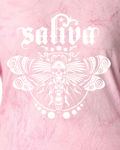 Tie-Dye Moth T-Shirt- Pink