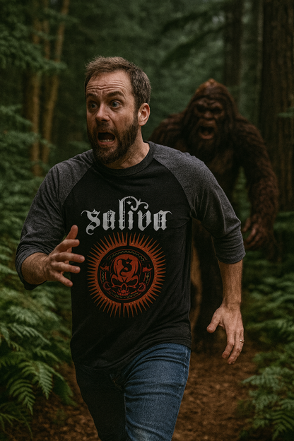Tribal Sun Baseball T-Shirt