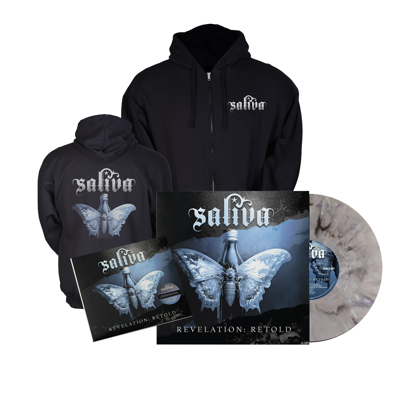 SIGNED VINYL & CD + RETOLD ZIP HOODIE