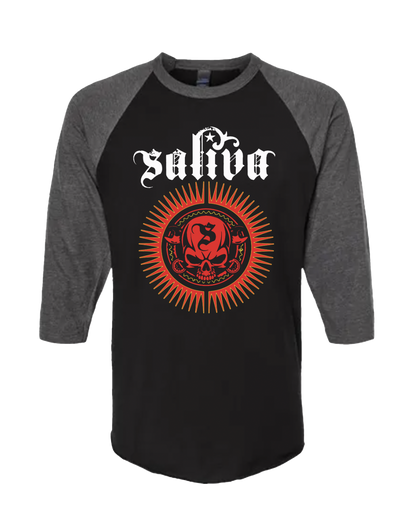 Tribal Sun Baseball T-Shirt
