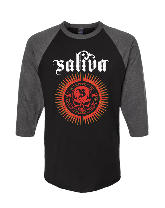 Tribal Sun Baseball T-Shirt