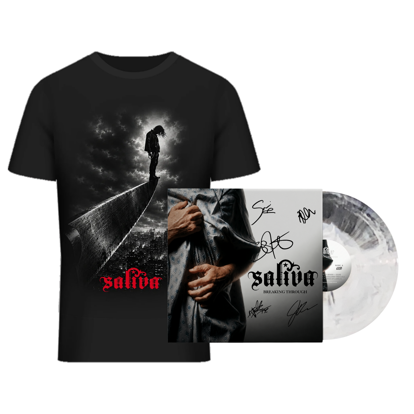 PRE-SALE! Breaking Through Vinyl & Premium Tee Bundle